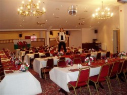 Function Room laid up for dinner