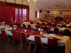 Function Room laid up for dinner